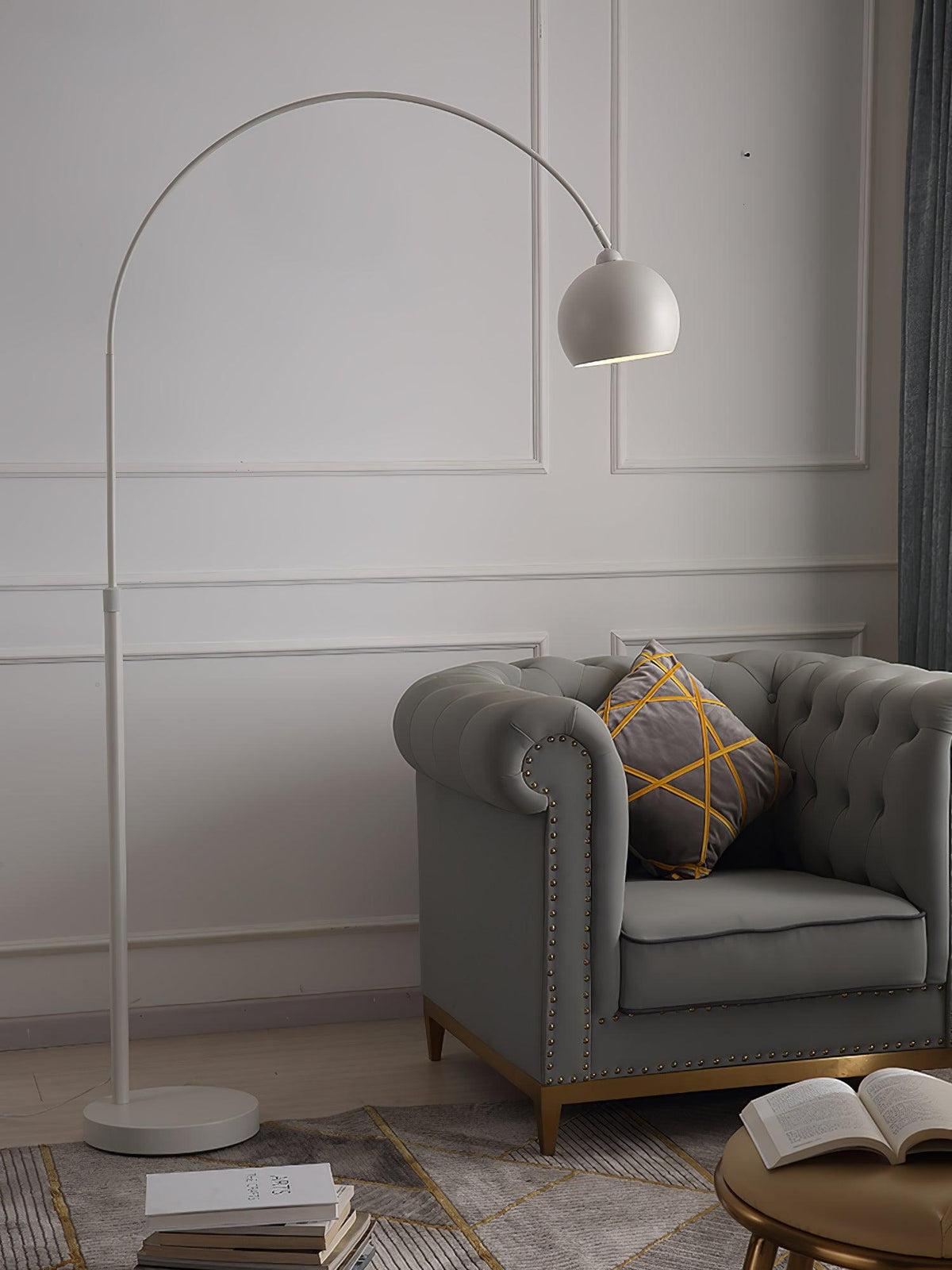 Opal lampada da terra minimalista