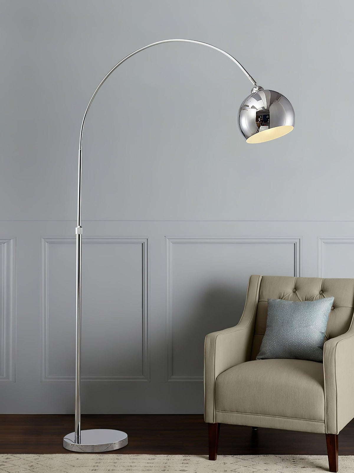 Opal lampada da terra minimalista
