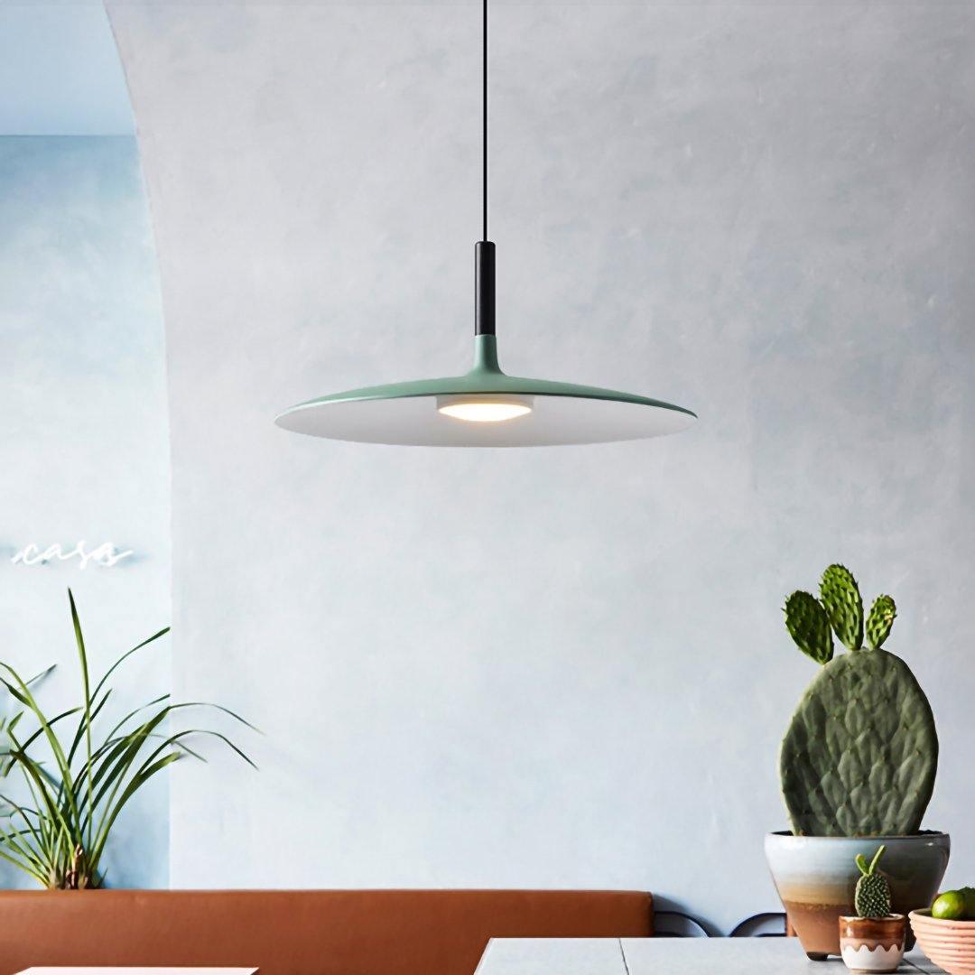 Ardinena lampada a sospensione Disco Piatto in Alluminio