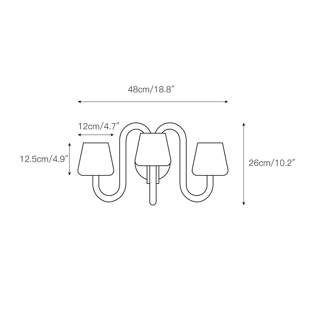 Norduvyi lampada da parete moderna minimalista in Alluminio