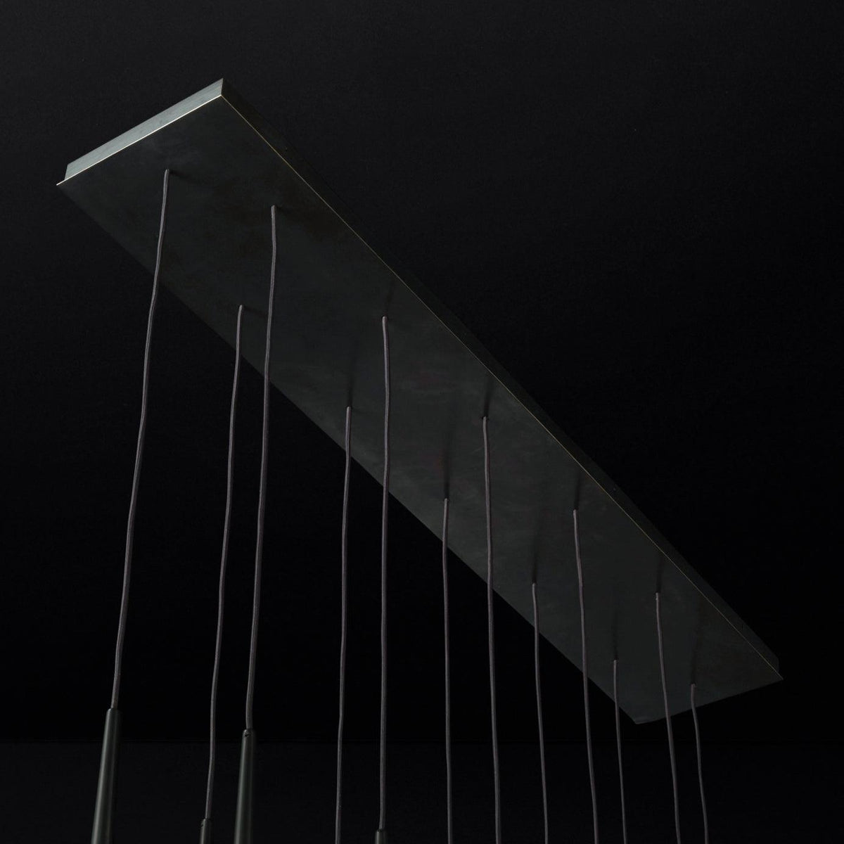 Lampadario con Paralume in Cristallo e ottone Lucido minimalista