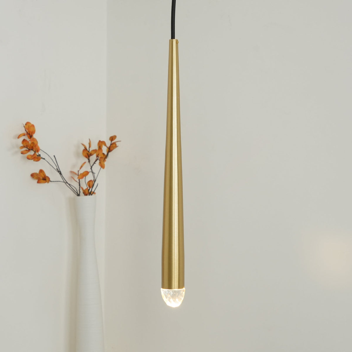 Larry lampadario Cristallo ottone Annerito Argento Scala