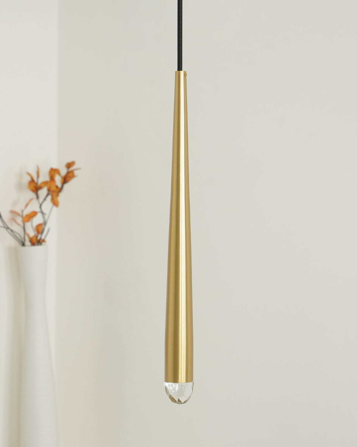 Larry lampadario Cristallo ottone Annerito Argento Scala