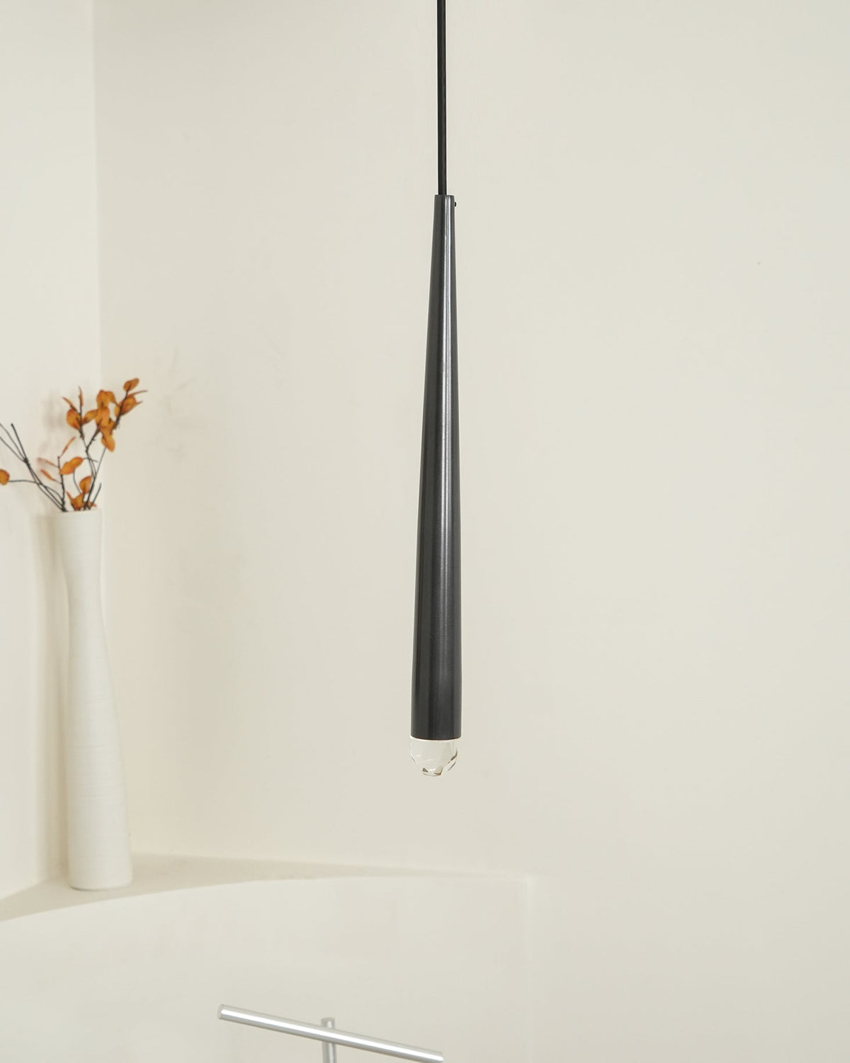 Larry lampadario Cristallo ottone Annerito Argento Scala
