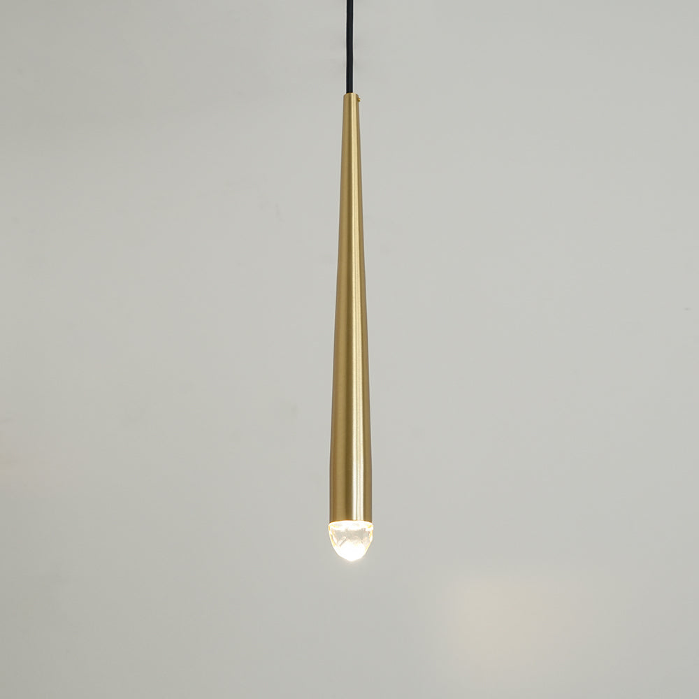 Larry lampadario Cristallo ottone Annerito Argento Scala