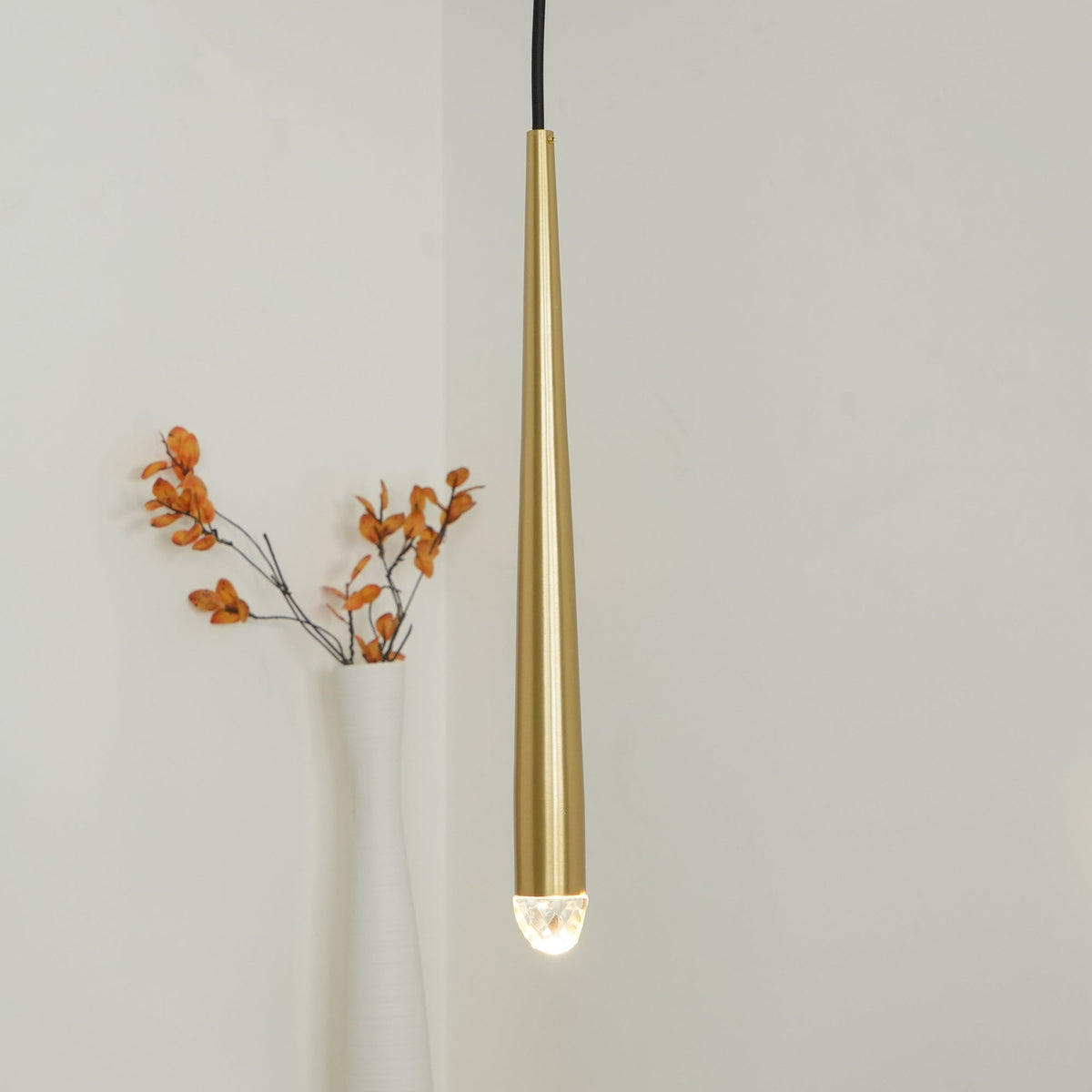 Larry lampadario Cristallo ottone Annerito Argento Scala