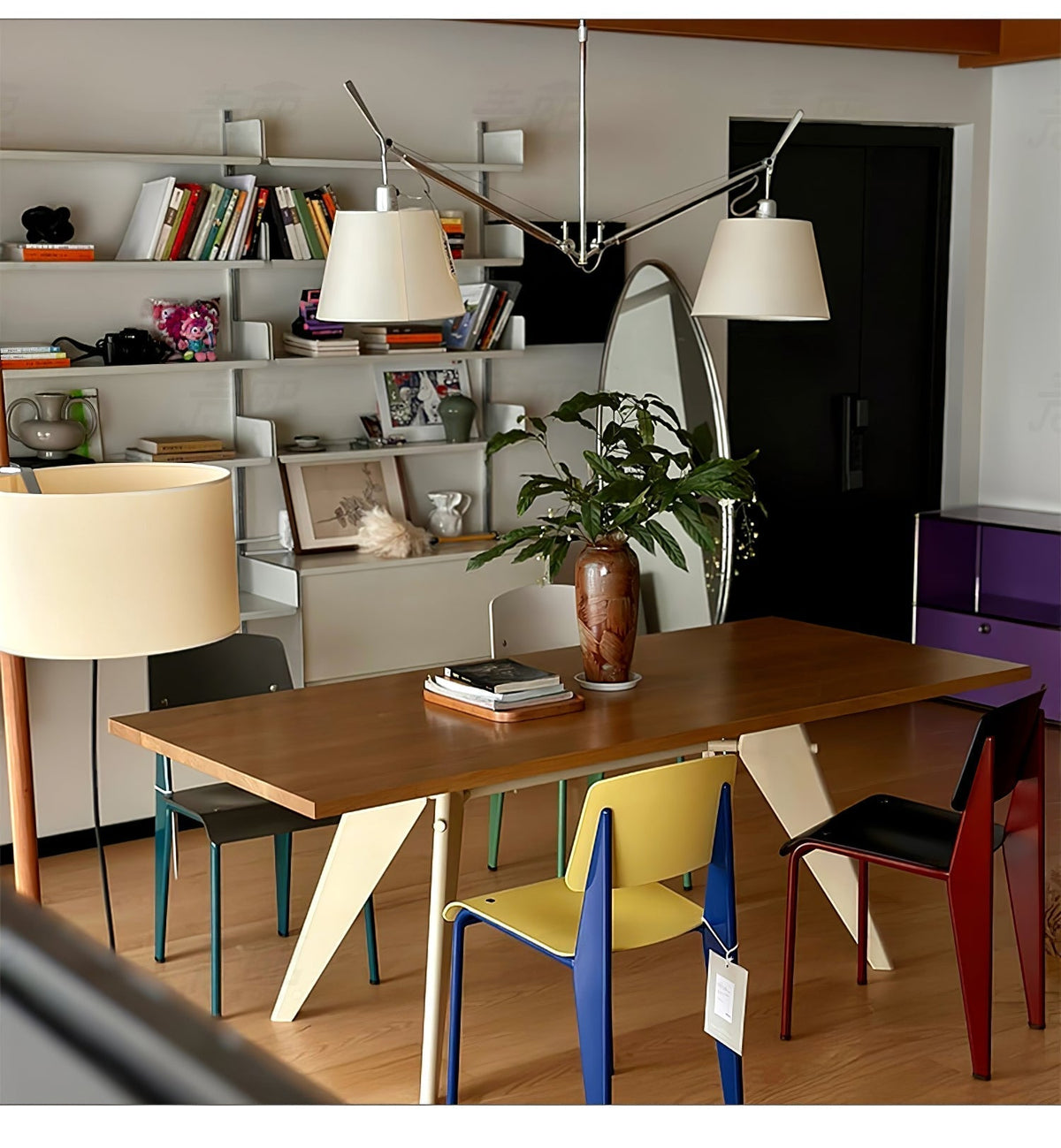 Evmirion lampada a sospensione con paralume in tessuto Premium Elegance