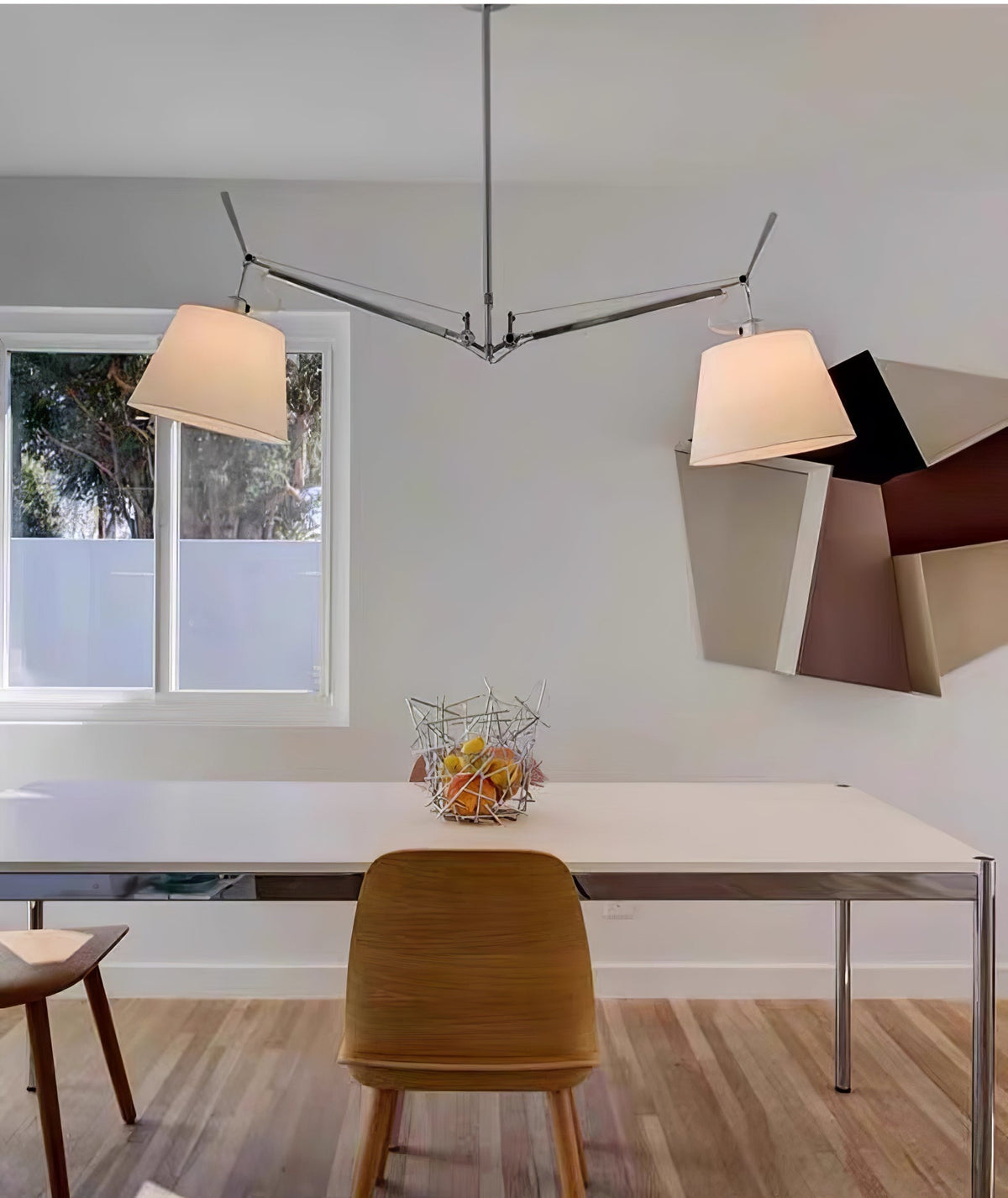 Evmirion lampada a sospensione con paralume in tessuto Premium Elegance