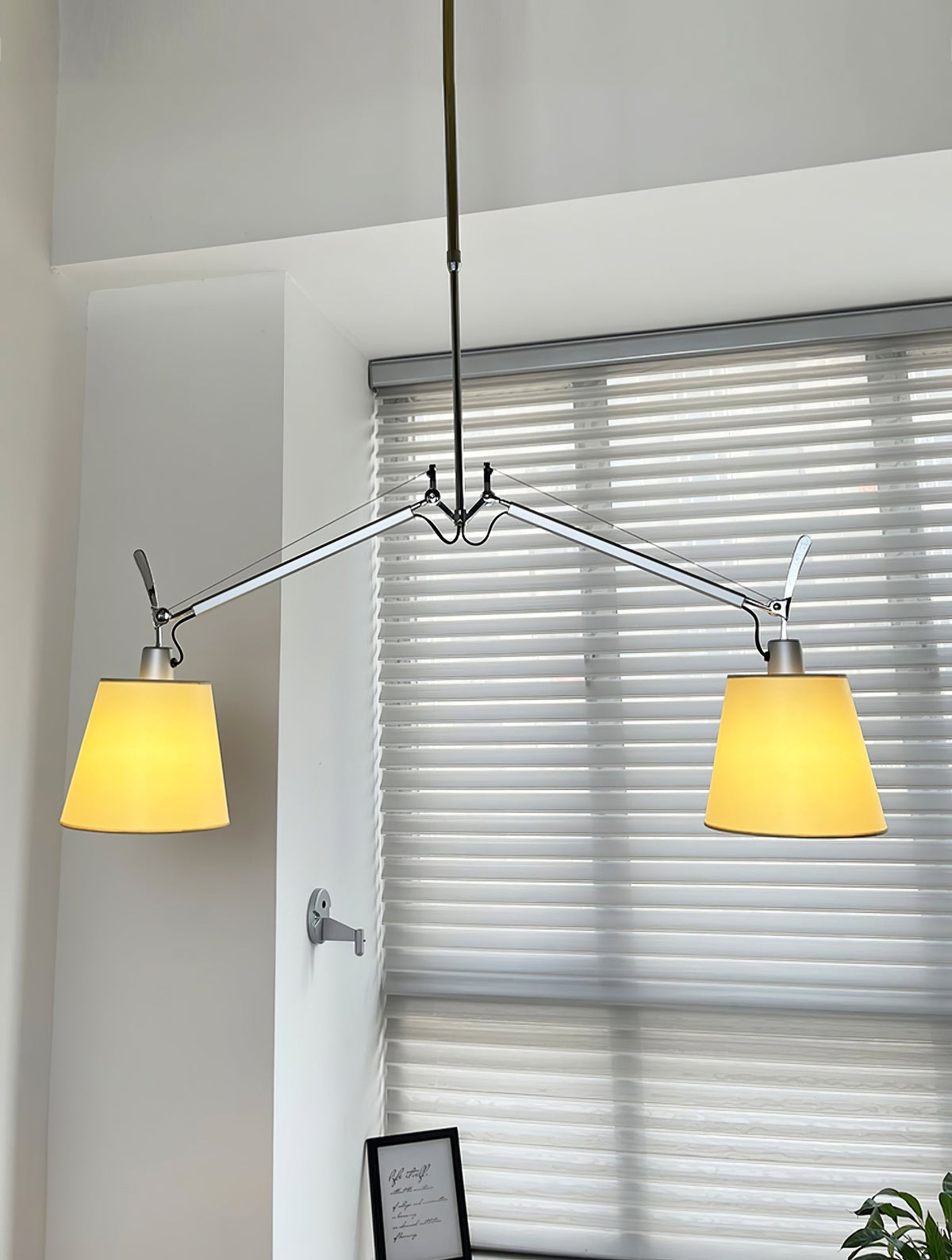 Evmirion lampada a sospensione con paralume in tessuto Premium Elegance