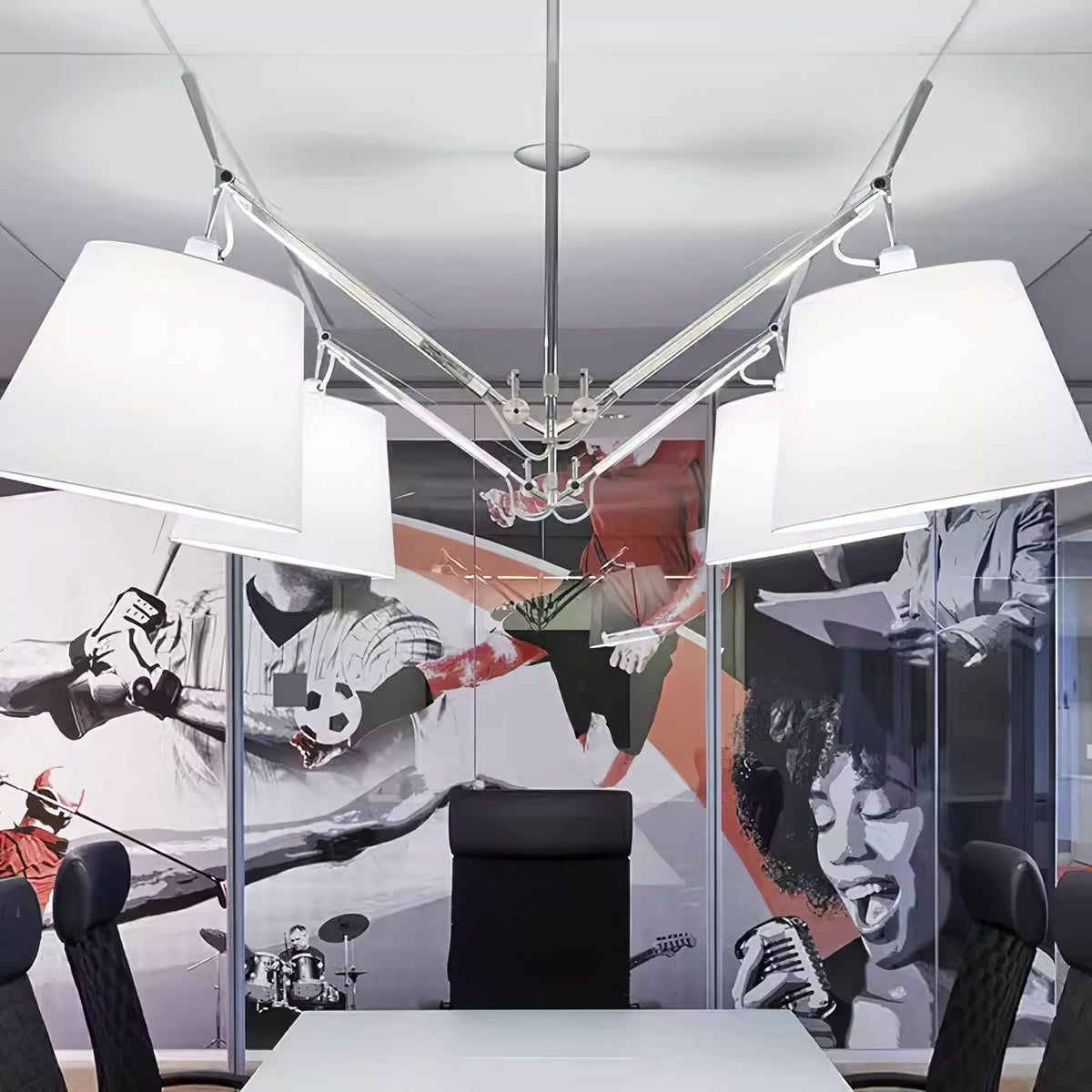 Evmirion lampada a sospensione con paralume in tessuto Premium Elegance