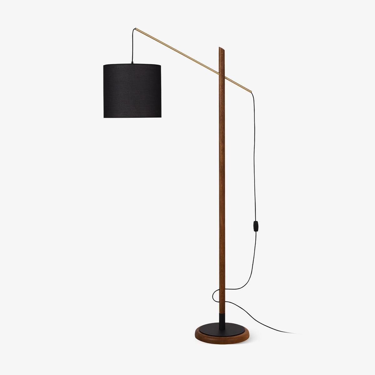 Nyvariol lampada da terra minimalista in legno