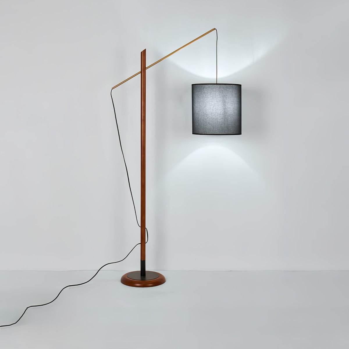 Nyvariol lampada da terra minimalista in legno