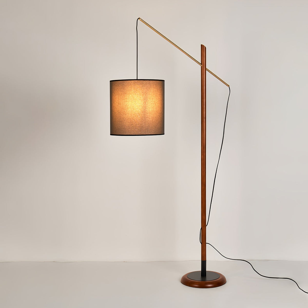 Nyvariol lampada da terra minimalista in legno