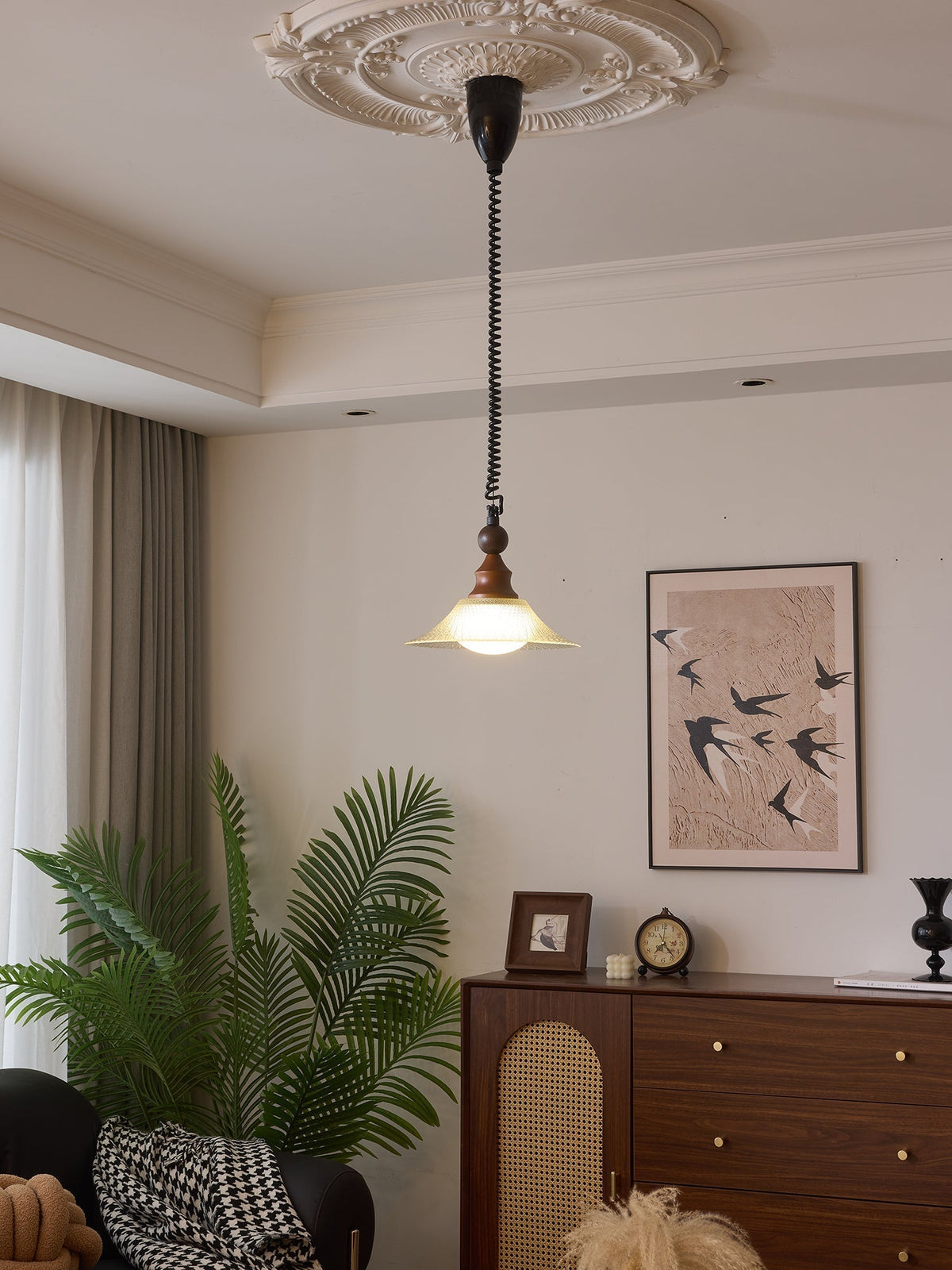 Syraeeth lampada a sospensione Premium Art Nordica in legno