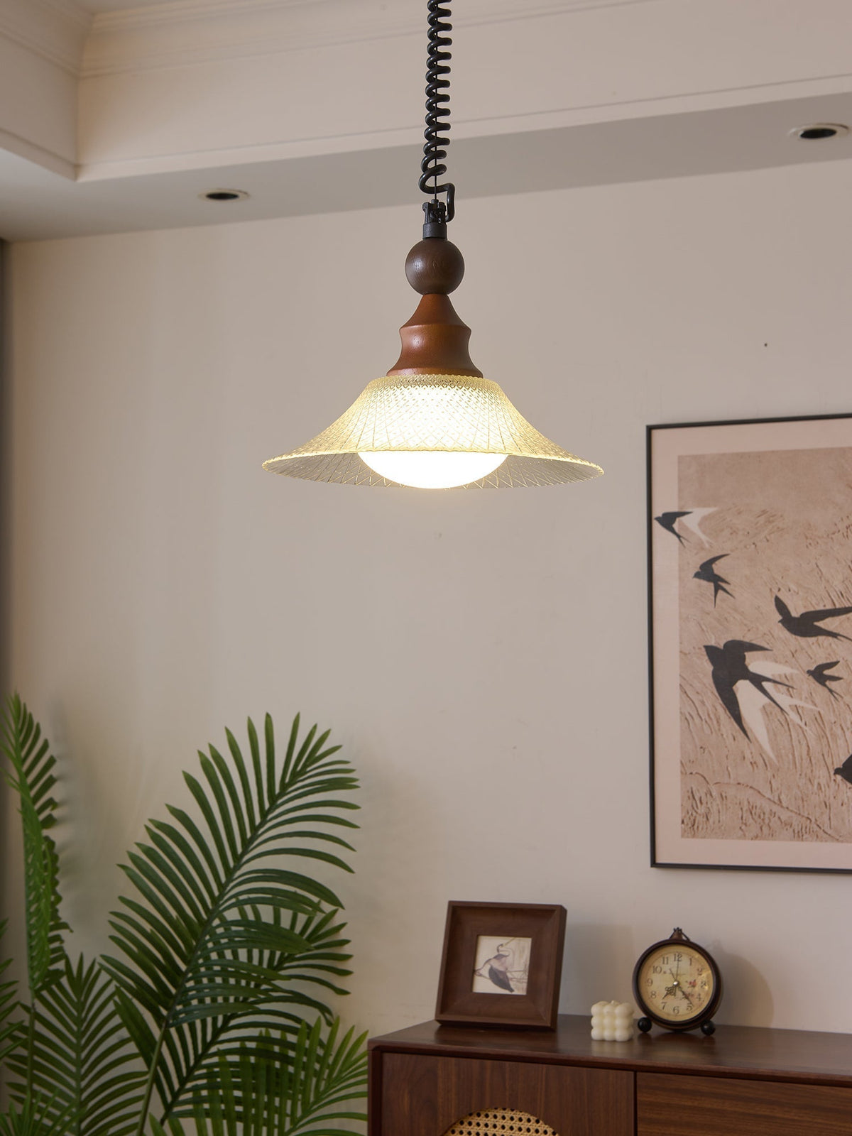 Syraeeth lampada a sospensione Premium Art Nordica in legno