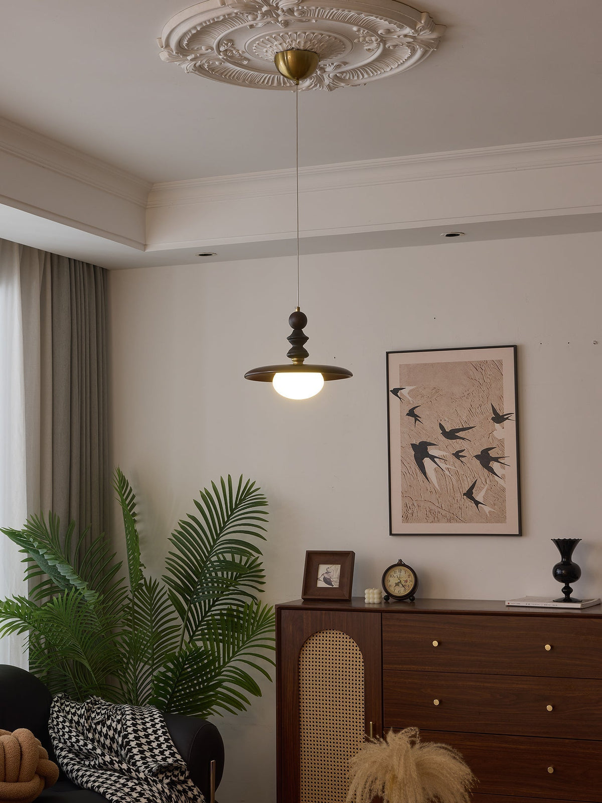 Syraeeth lampada a sospensione Premium Art Nordica in legno