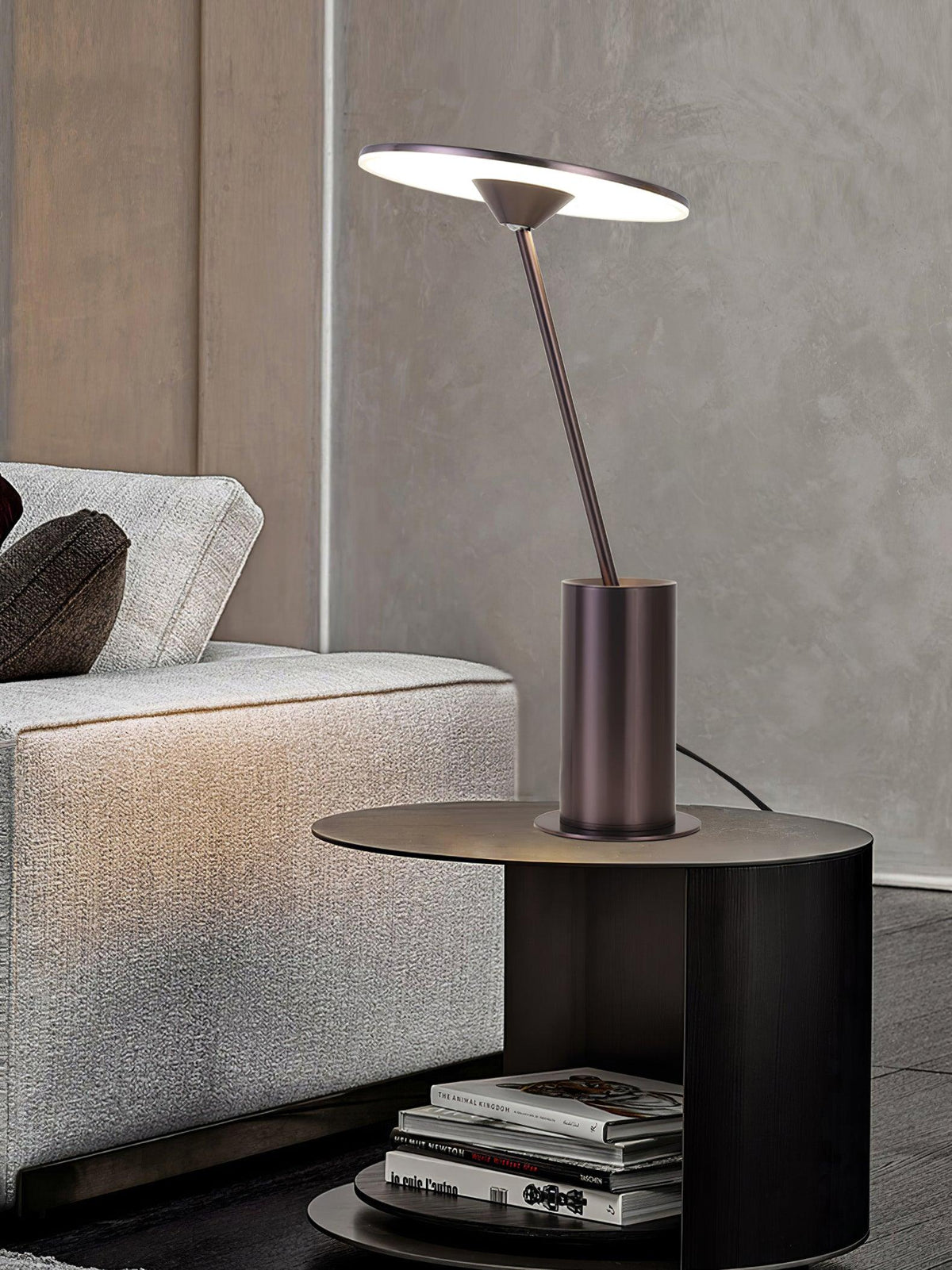Feralielle Steel lampada da tavolo minimalista