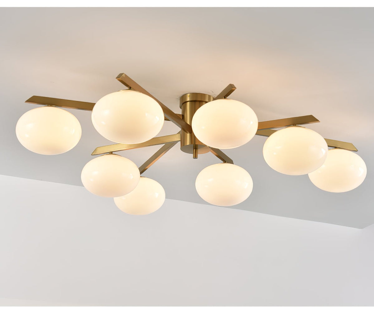 Velaraya lampada da soffitto moderna in vetro