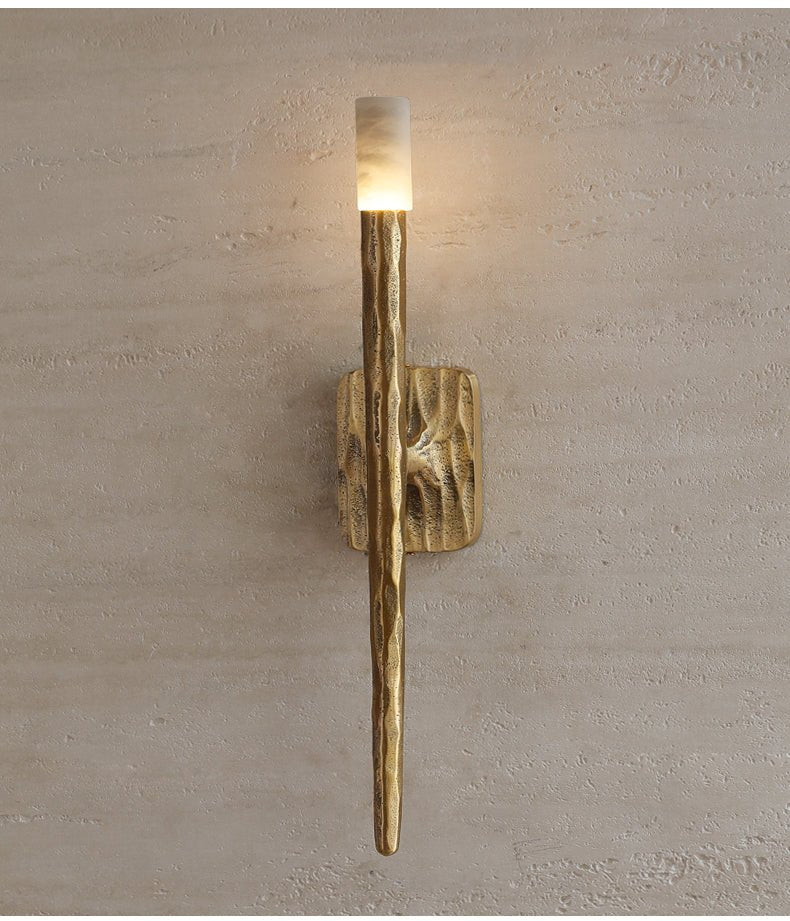 Julius alabastro Cilindrica minimalista lampada da parete