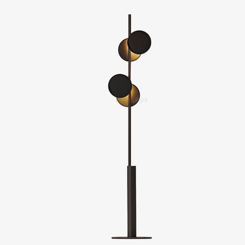 Munell lampada da terra in acrilico nero