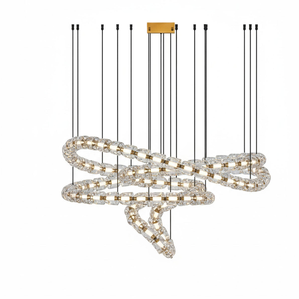 Nexus Oro lampadario in cristallo - 元字段测试