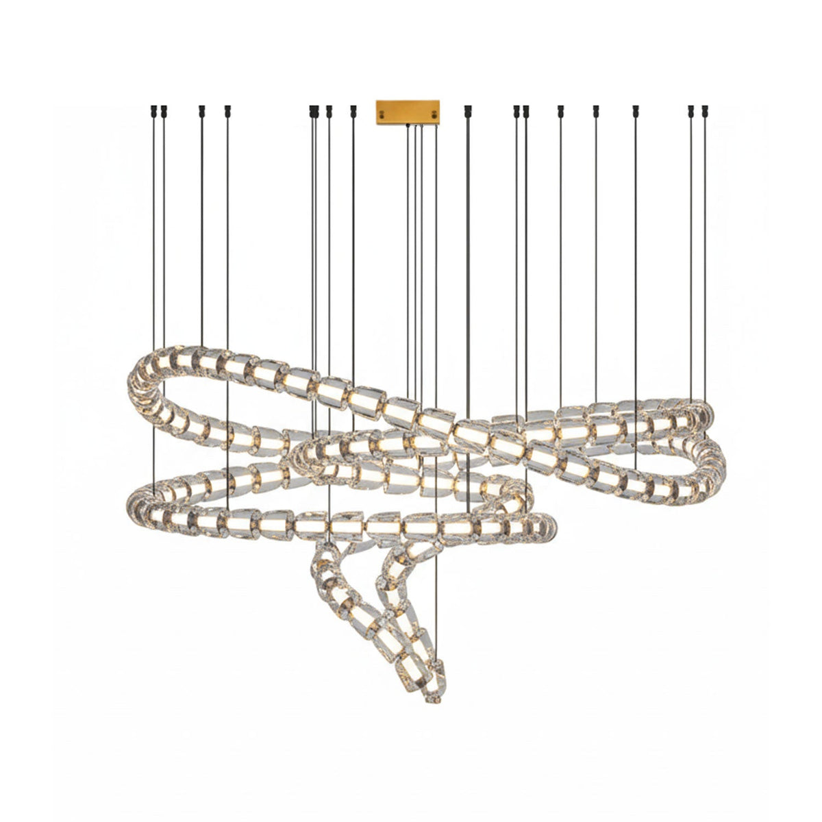Nexus Oro lampadario in cristallo - 元字段测试