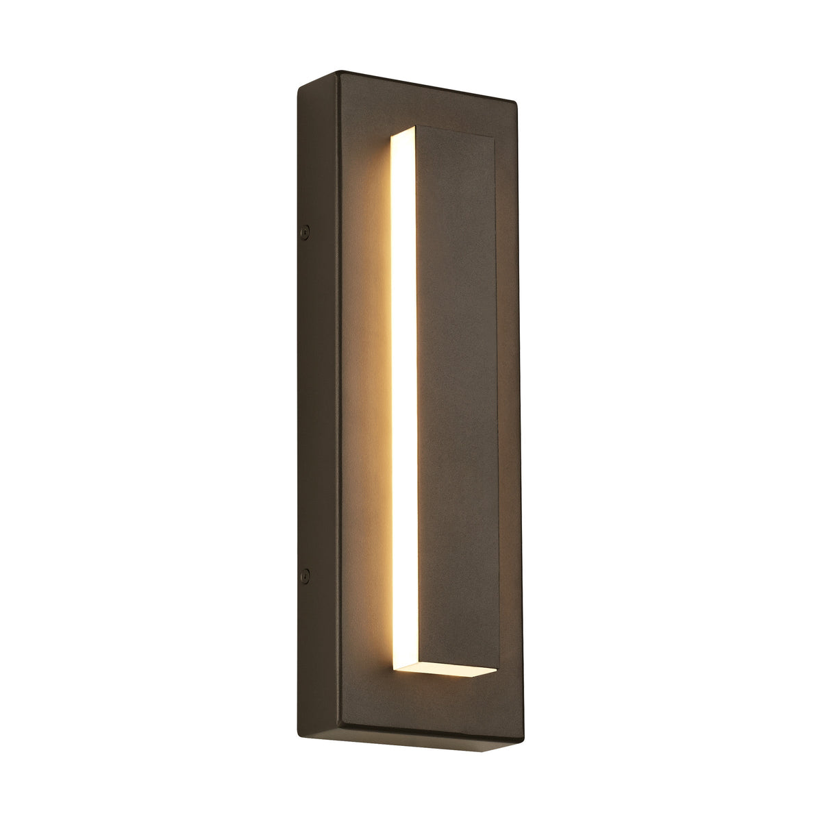 Ray Moderna LED Applique da Esterni Metallo Grigio Scuro/Bronzo Quadrato Corridoio/Giardino