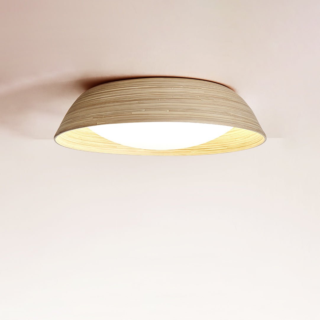 Brumeaux lampada da soffitto in bambù texturizzato