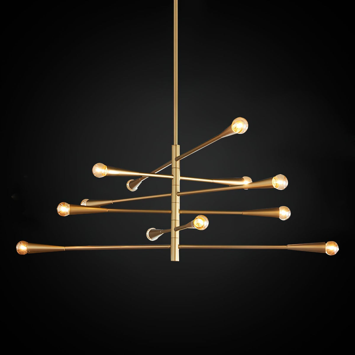 Sifuvyu lampadario moderno minimalista in ottone in metallo