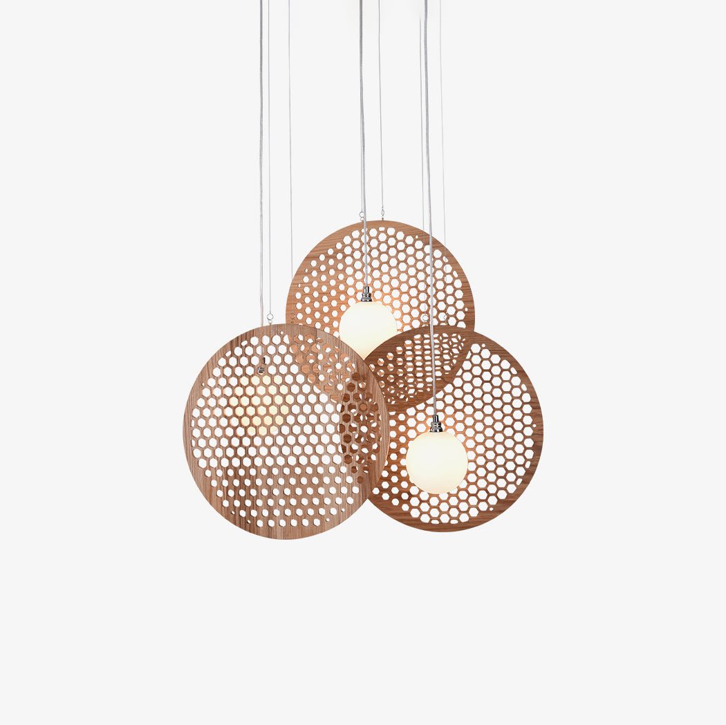Elvenine lampadario in legno