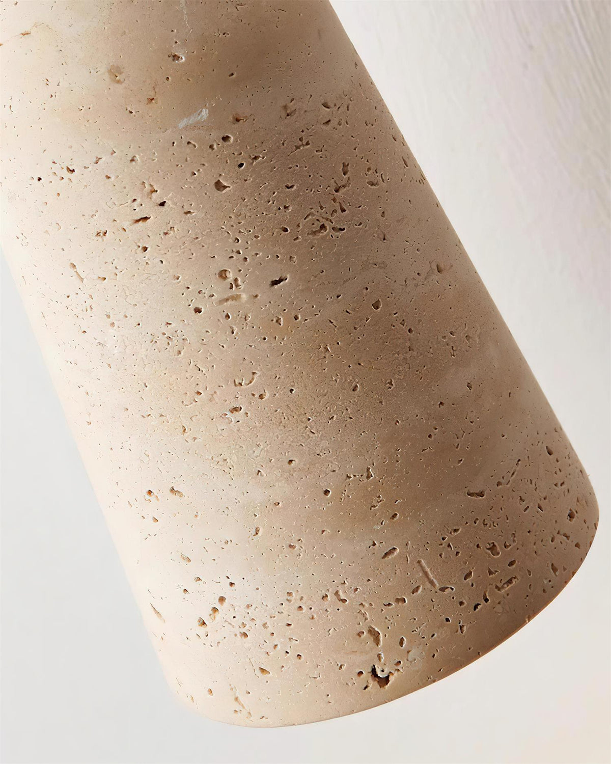 Nolira lampada a sospensione legno travertino Naturale