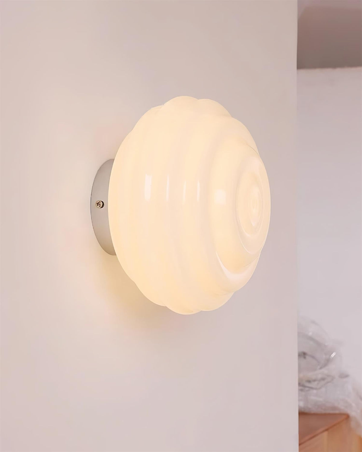 Celalelle lampada da parete in vetro