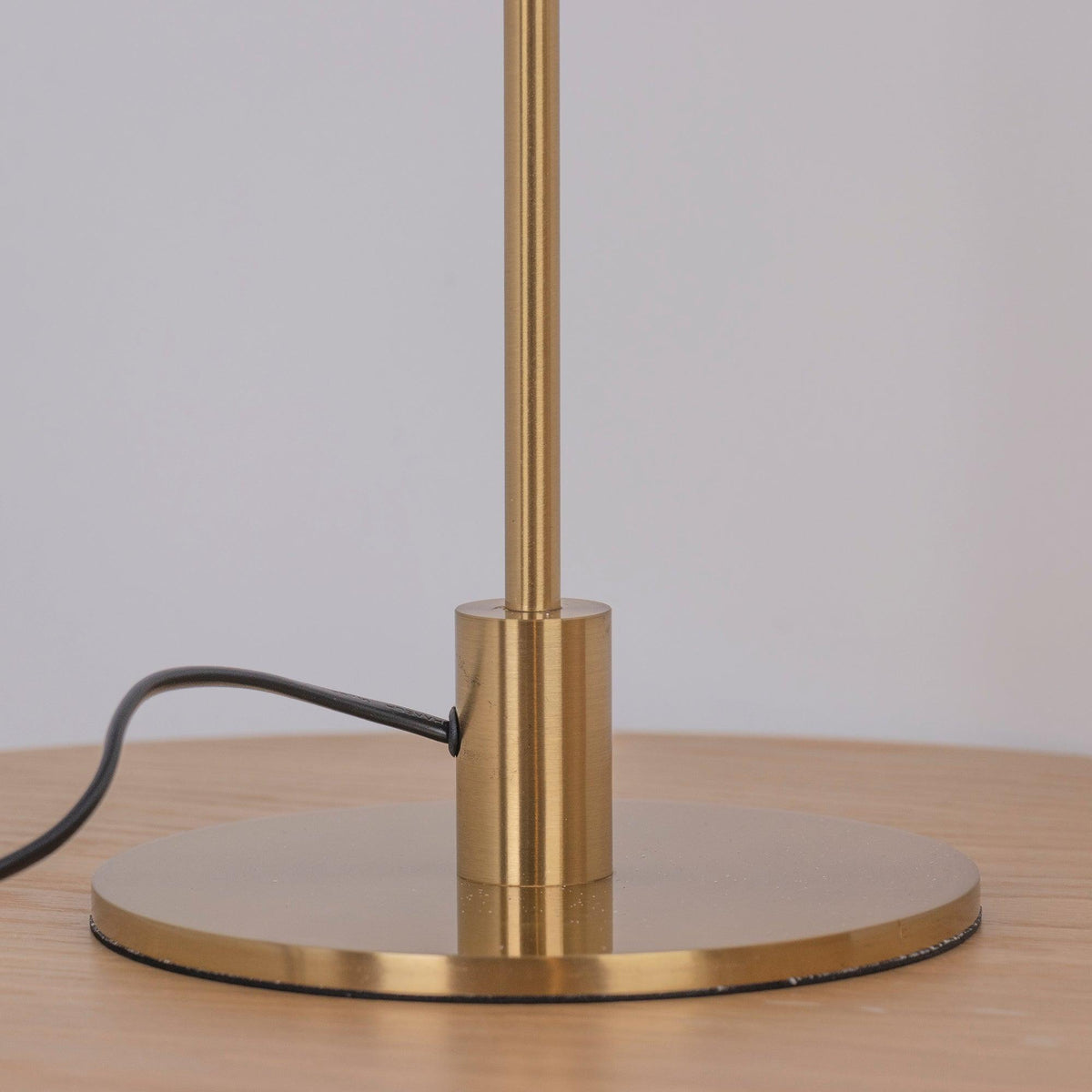 Rinelette lampada da tavolo in vetro Chiaro con Base in legno