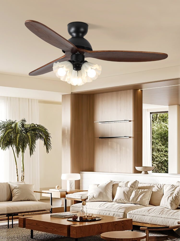 Novrik ventilatore da soffitto con luce
