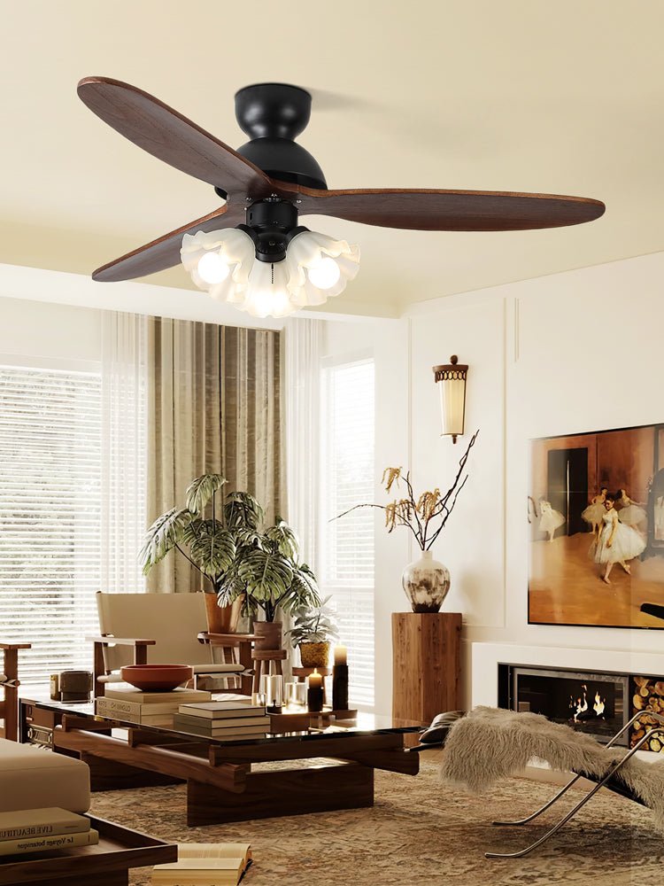 Novrik ventilatore da soffitto con luce