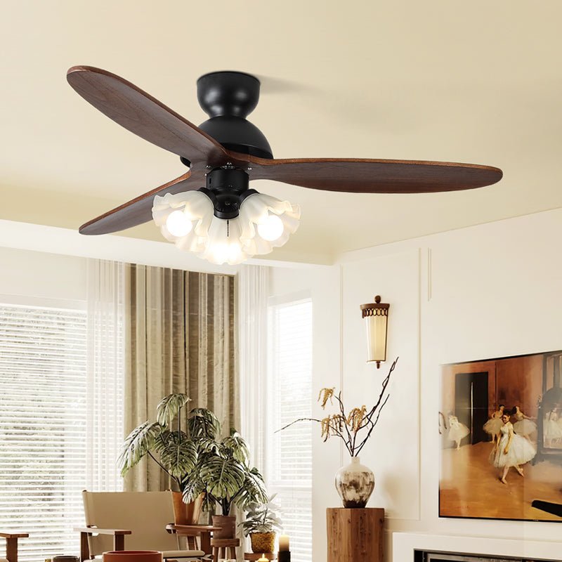 Novrik ventilatore da soffitto con luce