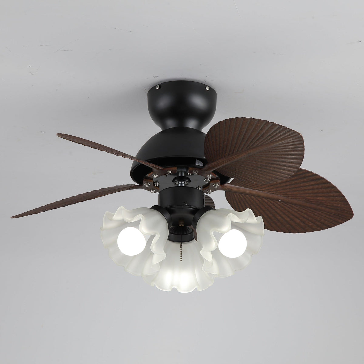 Qers ventilatore da soffitto con luce