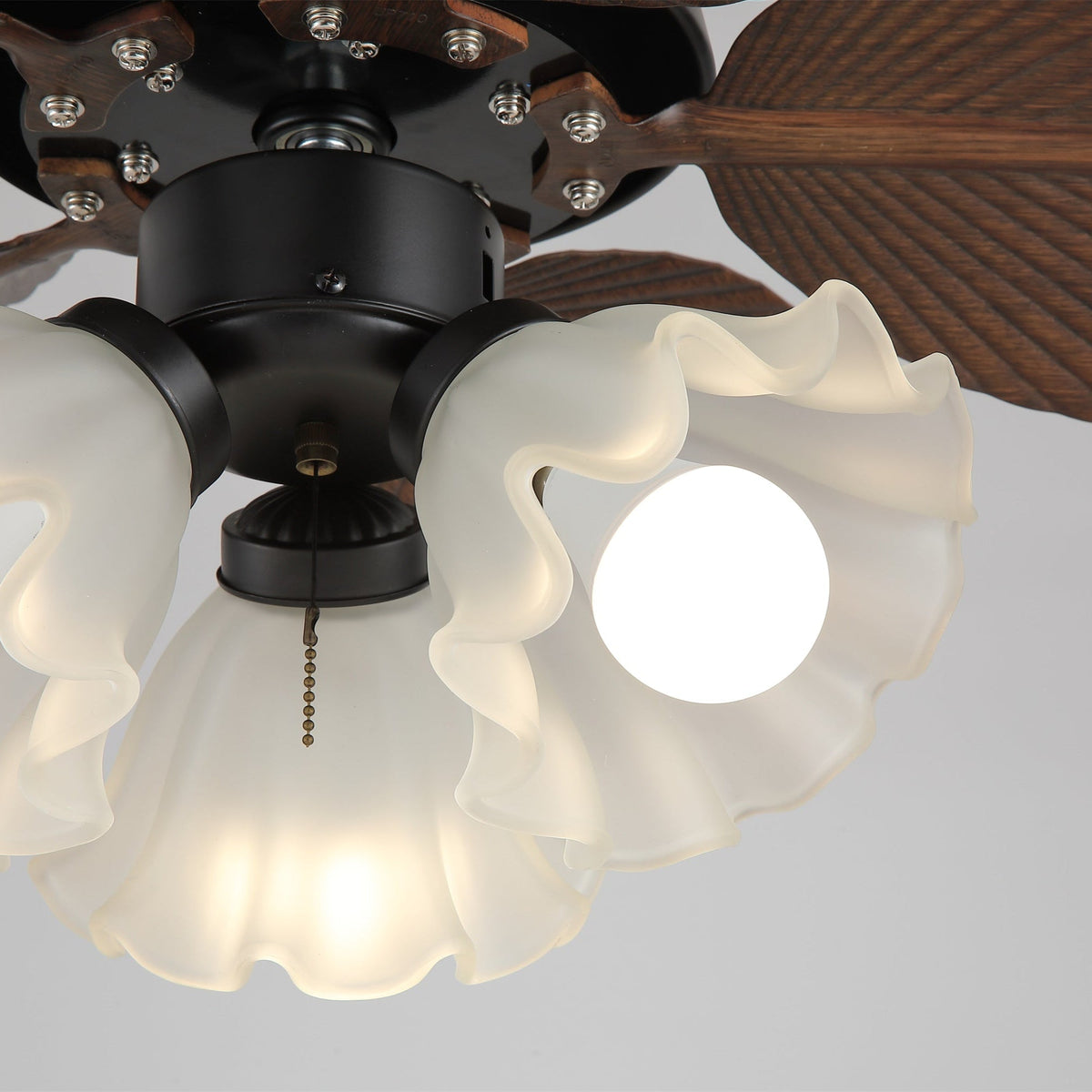 Qers ventilatore da soffitto con luce