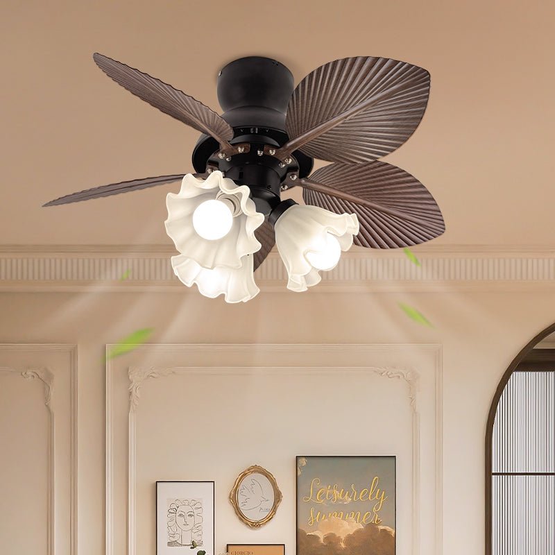 Qers ventilatore da soffitto con luce