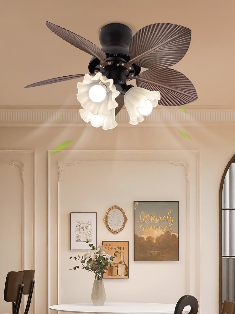 Qers ventilatore da soffitto con luce