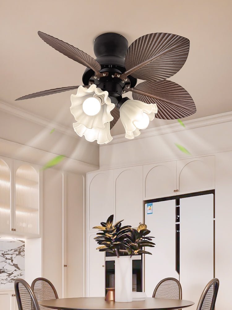 Qers ventilatore da soffitto con luce