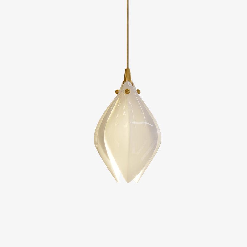 Fioenaya lampada a sospensione in Ceramica bianca con Motivo Florale floreale