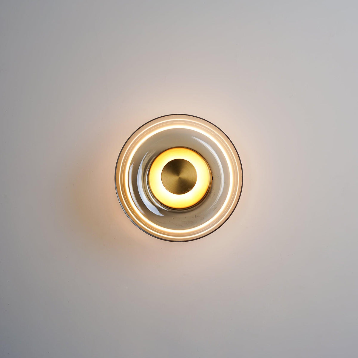 Aether ottone e vetro lampada da parete