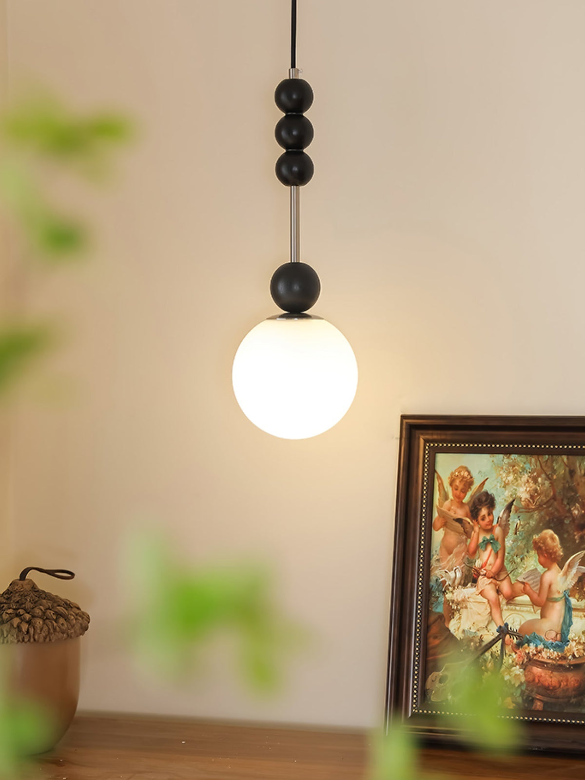 Miraleth lampada a sospensione minimalista in legno