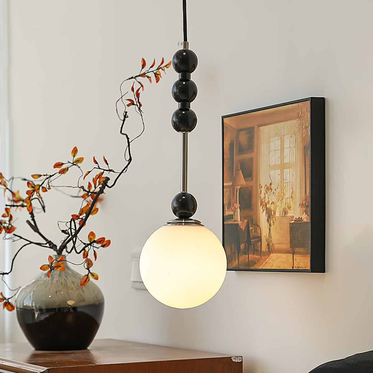 Miraleth lampada a sospensione minimalista in legno