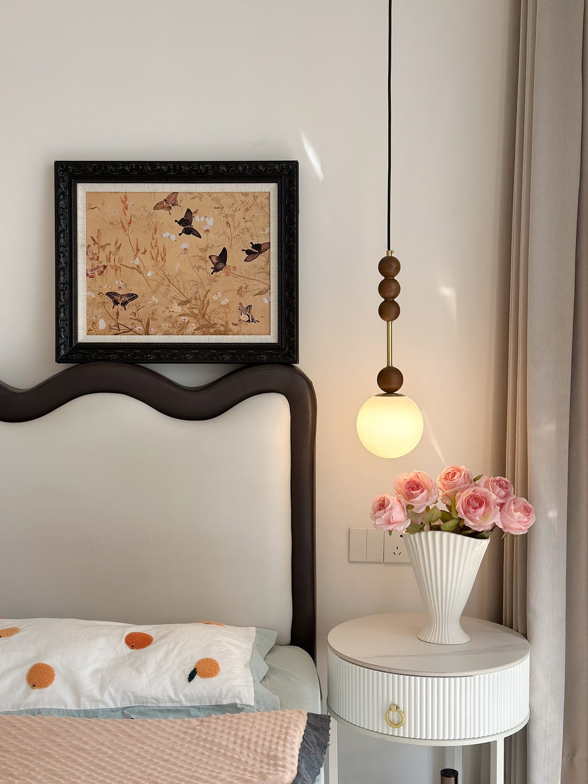 Miraleth lampada a sospensione minimalista in legno