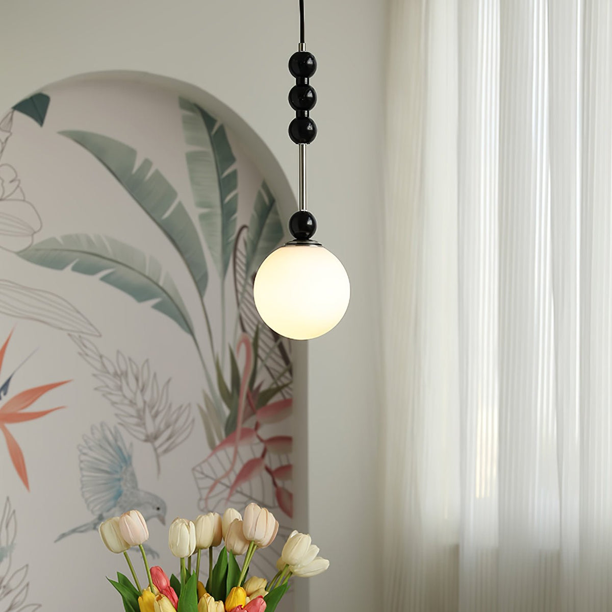 Miraleth lampada a sospensione minimalista in legno