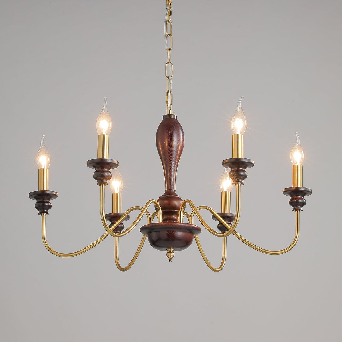Ilvenan lampadario Eleganza Tradizionale vintage in legno