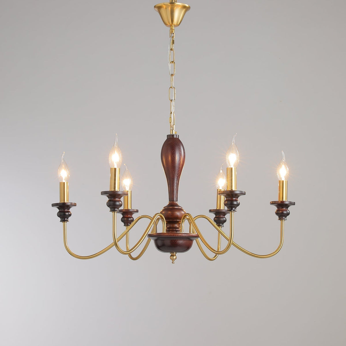Ilvenan lampadario Eleganza Tradizionale vintage in legno