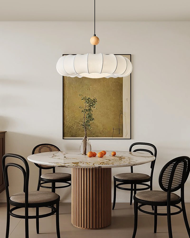 Syliselia lampada a sospensione minimalista in legno
